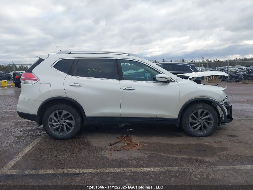 2016 Nissan Rogue S/Sl Premium/Sv VIN: 5N1AT2MV5GC734666 Lot: 12451546