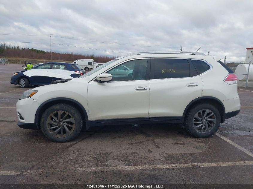 2016 Nissan Rogue S/Sl Premium/Sv VIN: 5N1AT2MV5GC734666 Lot: 12451546