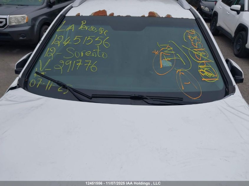 2012 Kia Sorento Ex VIN: 5XYKUDA27CG291776 Lot: 12451556