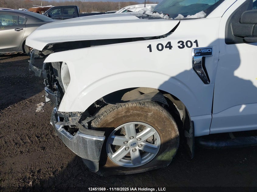 2022 Ford F150 Super Cab VIN: 1FTEX1EB4NKD83308 Lot: 12451569
