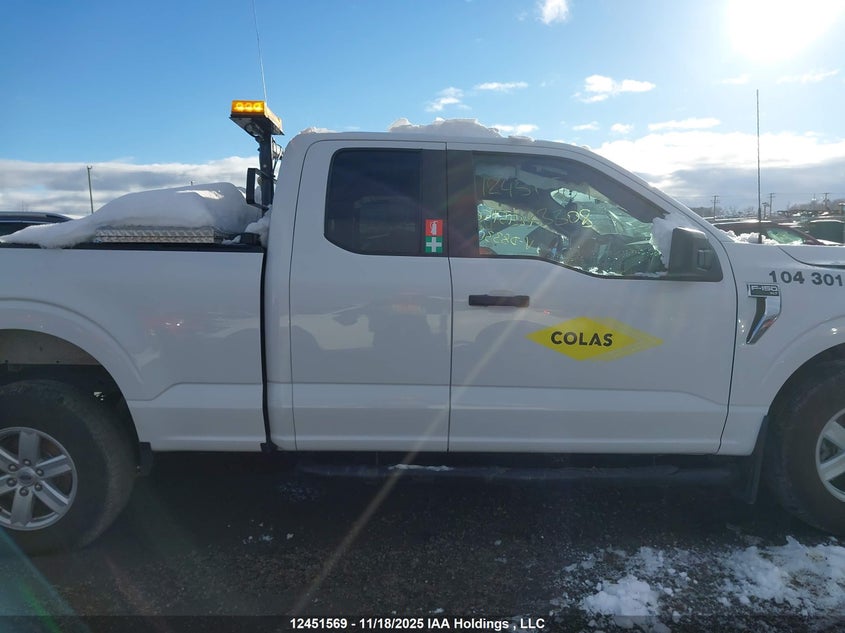 2022 Ford F150 Super Cab VIN: 1FTEX1EB4NKD83308 Lot: 12451569