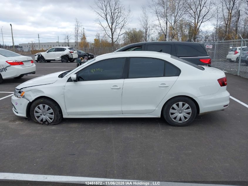 2016 Volkswagen Jetta S VIN: 3VW267AJ4GM221600 Lot: 12451572