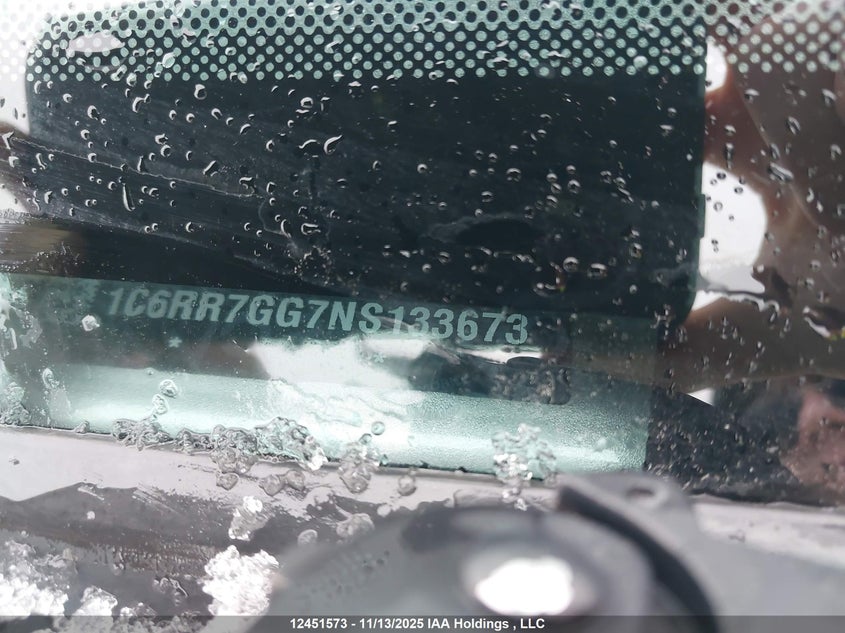 1C6RR7GG7NS133673 2022 RAM 1500 photo no. 19