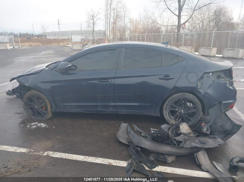 2020 Hyundai Elantra VIN: KMHD84LF0LU110539 Lot: 12451577