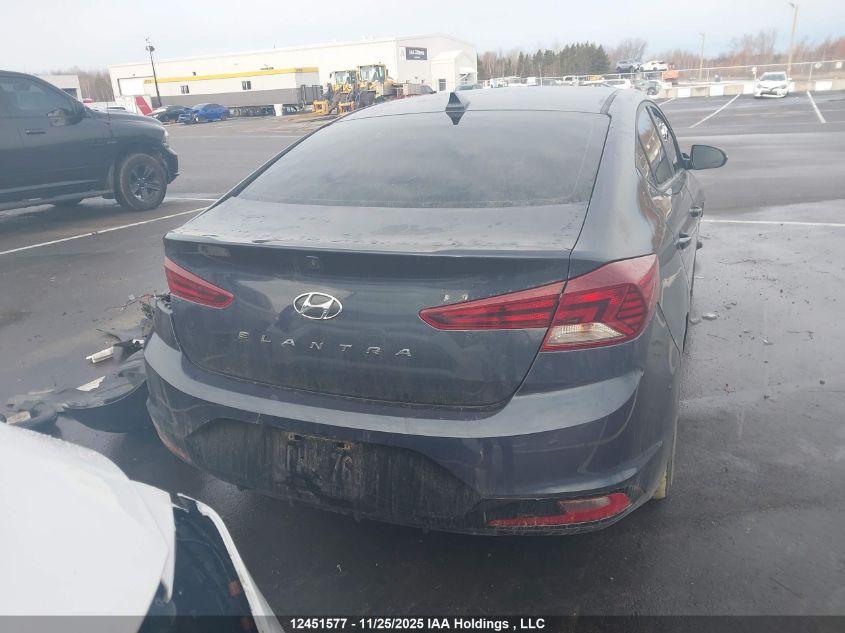 2020 Hyundai Elantra VIN: KMHD84LF0LU110539 Lot: 12451577