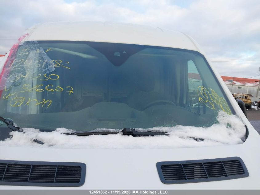 2018 Ford Transit-250 VIN: 1FTYR2CM7JKB26607 Lot: 12451582