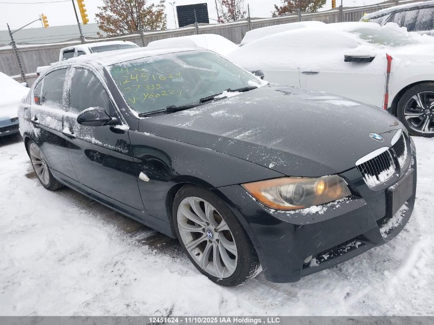 2007 BMW 335 I VIN: WBAVB73587KY60224 Lot: 12451624
