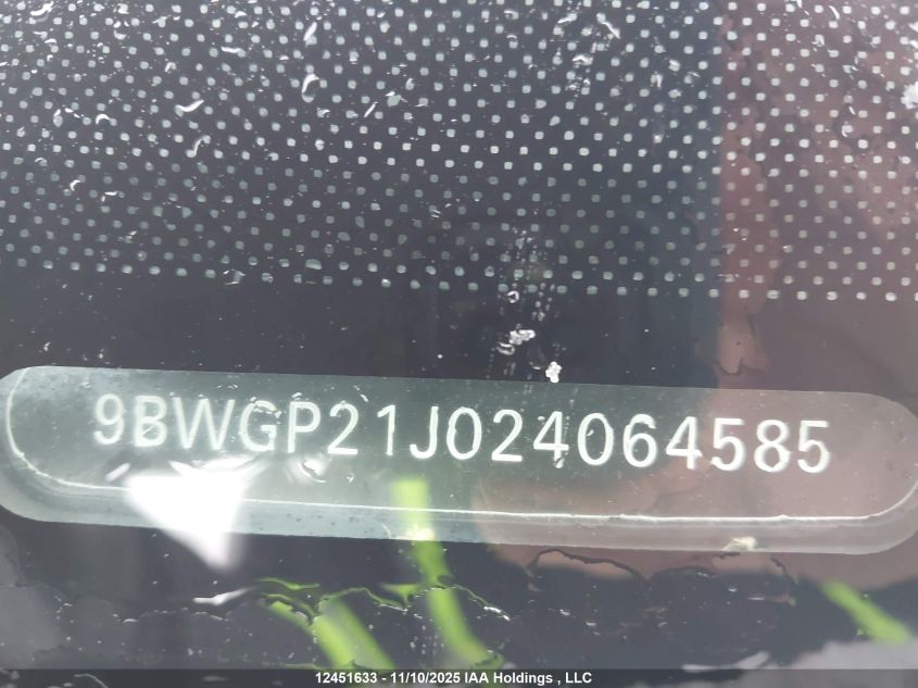 2002 Volkswagen Golf VIN: 9BWGP21J024064585 Lot: 12451633