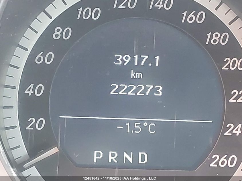 2011 Mercedes-Benz E 550 VIN: WDDKK7CF5BF059952 Lot: 12451642