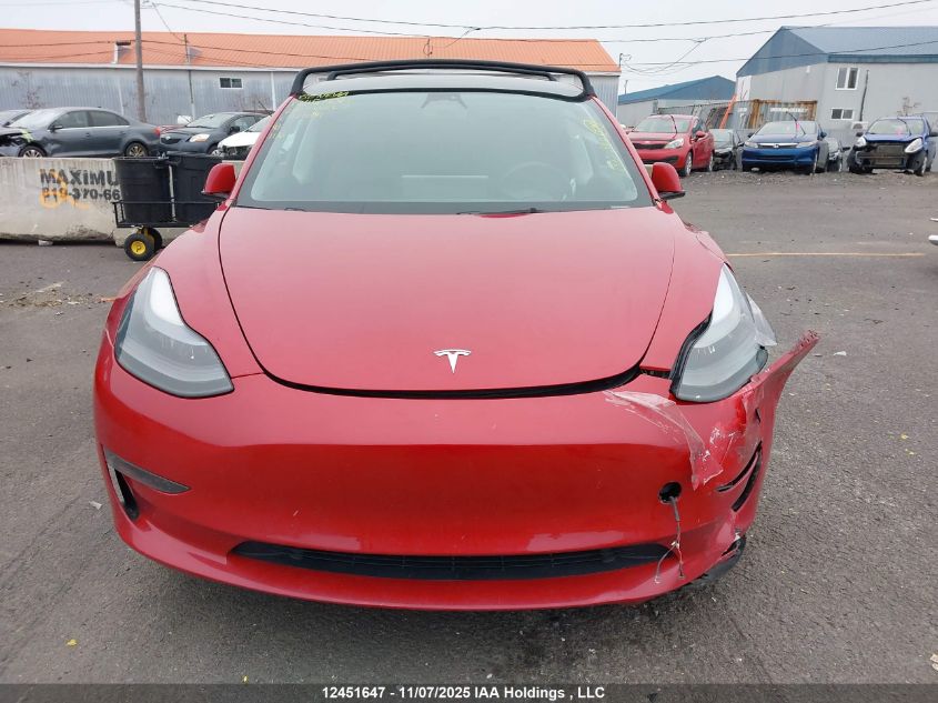 2023 Tesla Model 3 VIN: LRW3E1EB8PC921841 Lot: 12451647
