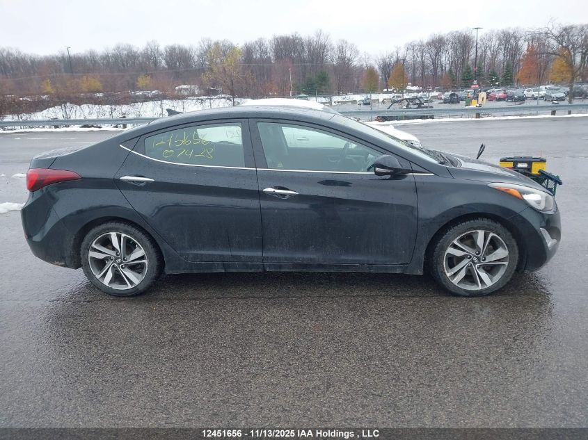 2014 Hyundai Elantra Limited VIN: KMHDH4AH4EU074281 Lot: 12451656