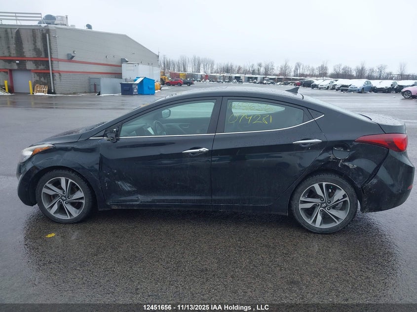 2014 Hyundai Elantra Limited VIN: KMHDH4AH4EU074281 Lot: 12451656