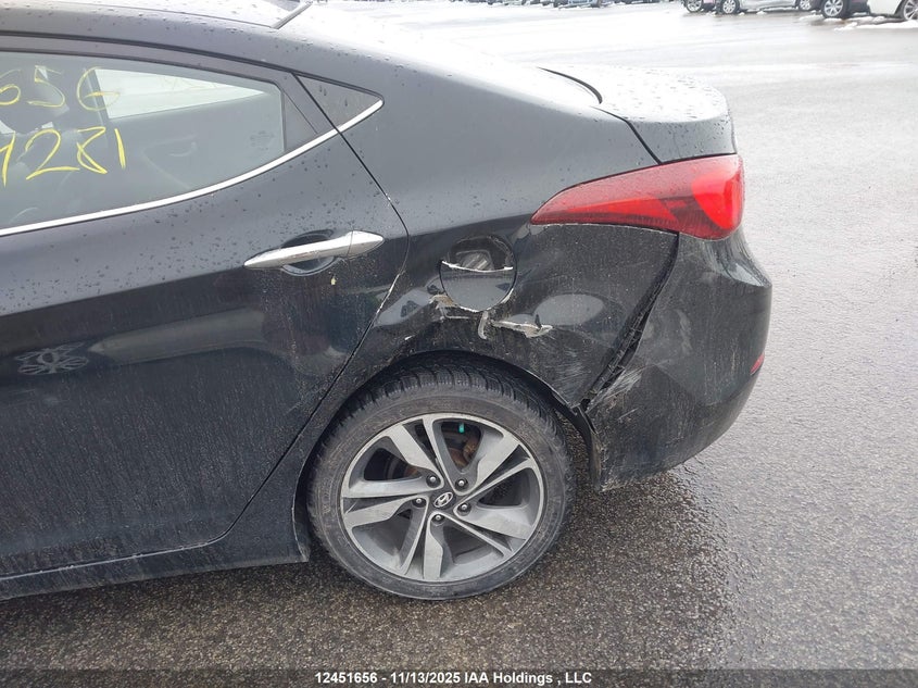 2014 Hyundai Elantra Limited VIN: KMHDH4AH4EU074281 Lot: 12451656