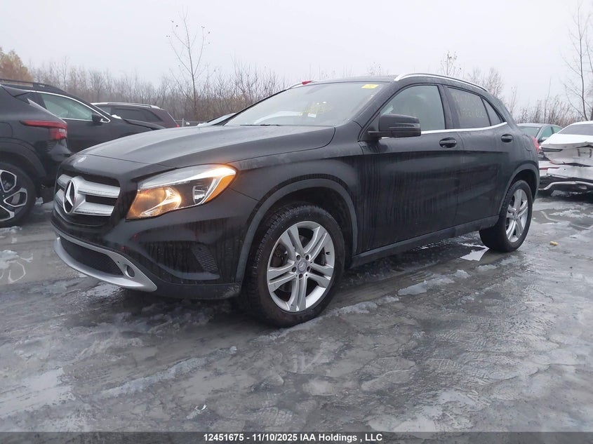 WDCTG4GBXGJ228822 2016 MERCEDES-BENZ GLA-KLASSE photo no. 2