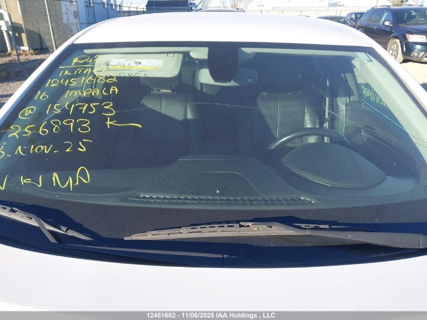 2016 Chevrolet Impala Lt VIN: 1G1115S33GU154753 Lot: 12451682