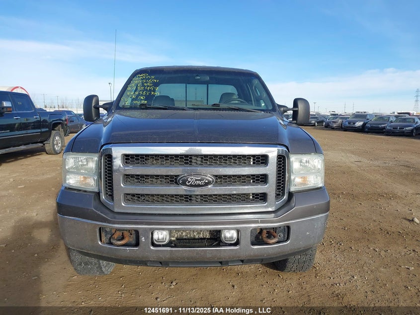 2005 Ford F350 Srw Super Duty VIN: 1FTWW31P25EA38457 Lot: 12451691