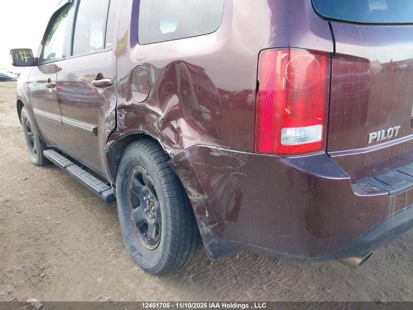 2013 Honda Pilot Touring VIN: 5FNYF4H9XDB502498 Lot: 12451705