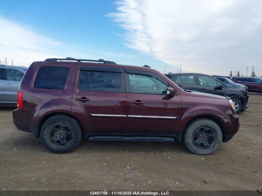 2013 Honda Pilot Touring VIN: 5FNYF4H9XDB502498 Lot: 12451705