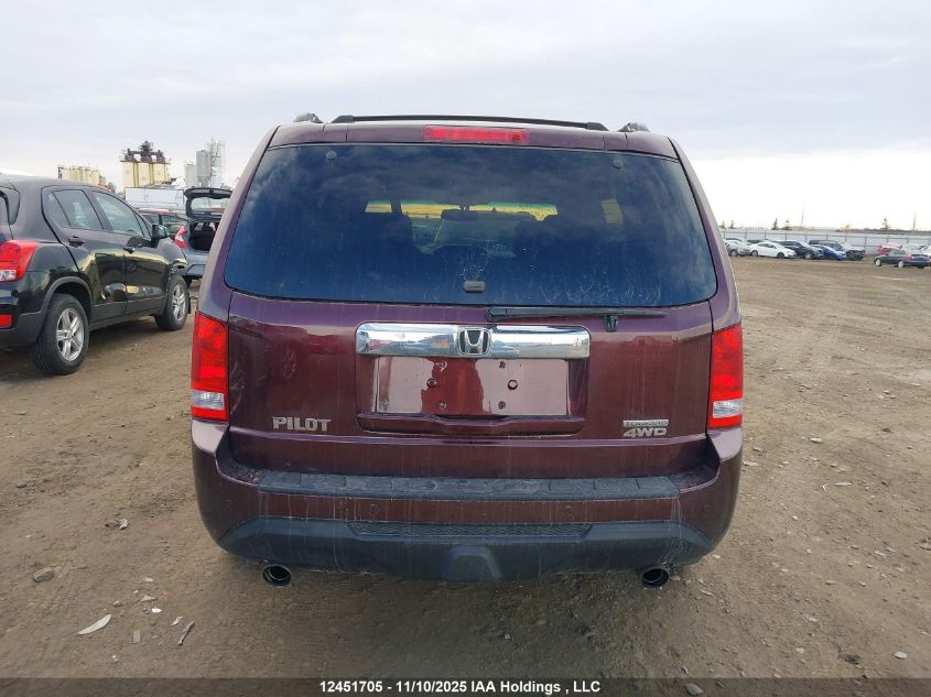 2013 Honda Pilot Touring VIN: 5FNYF4H9XDB502498 Lot: 12451705