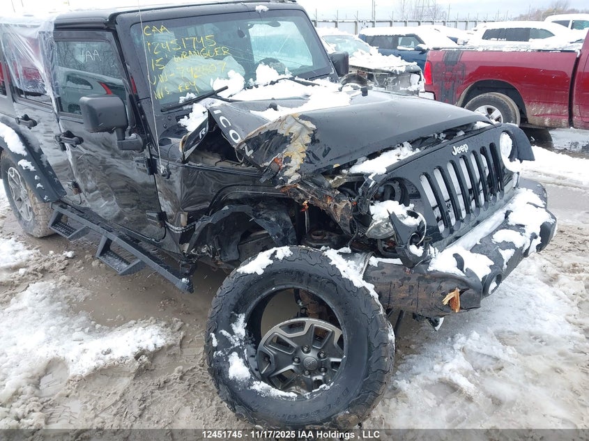 2015 Jeep Wrangler Unlimited Rubicon VIN: 1C4HJWFG8FL742807 Lot: 12451745