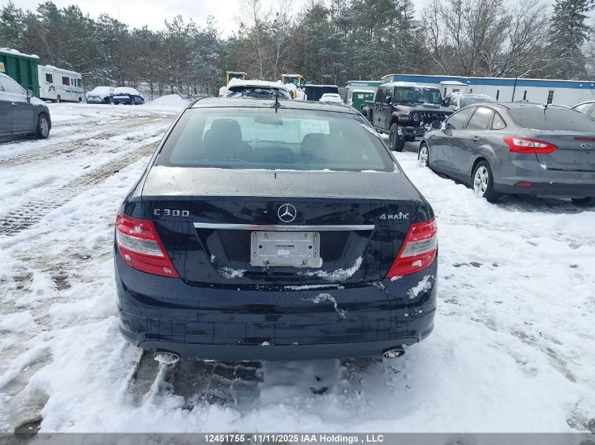 2010 Mercedes-Benz C 300 4Matic VIN: WDDGF8BB8AF463230 Lot: 12451755