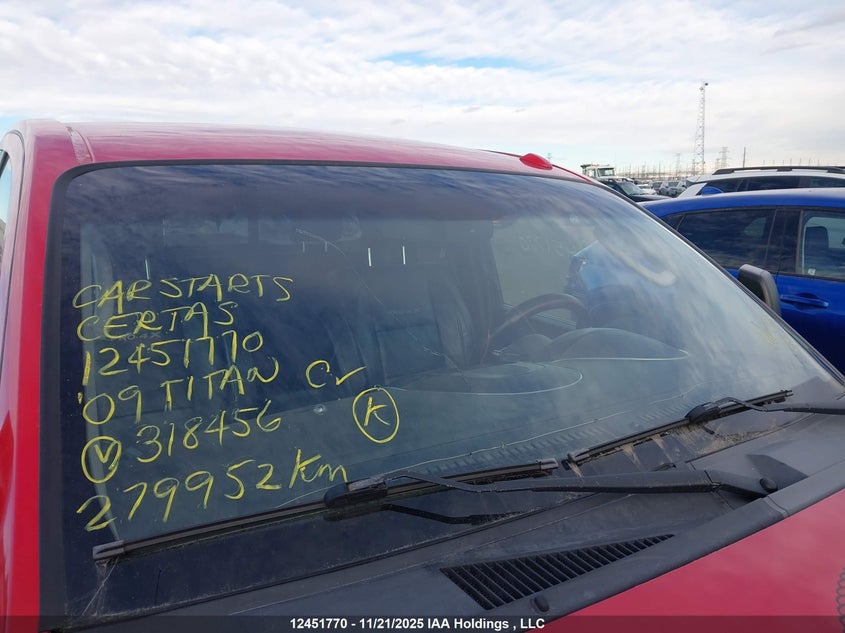 1N6AA06C99N318456 2009 NISSAN TITAN photo no. 17