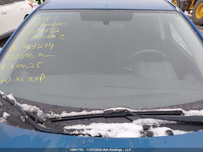 2013 Mazda Mazda3 Gx VIN: JM1BL1UF0D1757274 Lot: 12451782