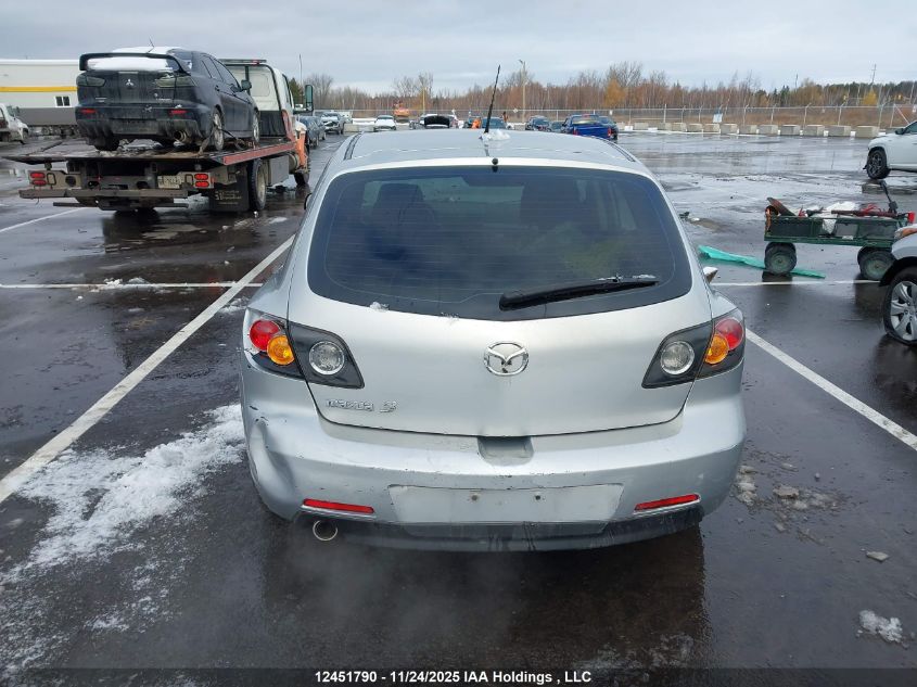 2006 Mazda 3 Hatchback VIN: JM1BK143661506660 Lot: 12451790