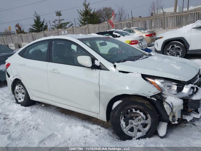2013 Hyundai Accent Gl VIN: KMHCT4AE1DU380384 Lot: 12451794