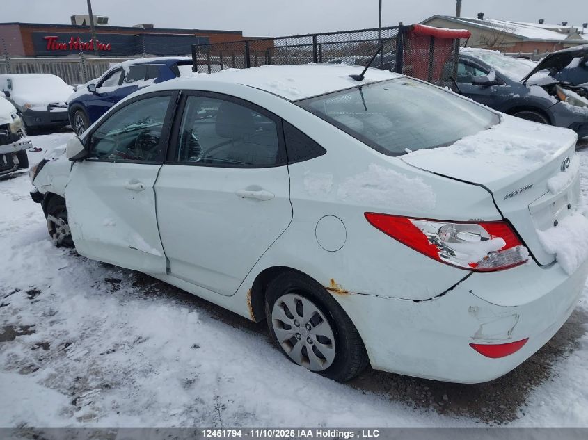 2013 Hyundai Accent Gl VIN: KMHCT4AE1DU380384 Lot: 12451794