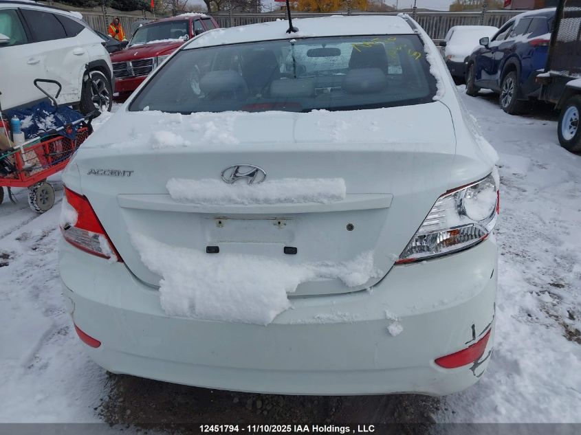 2013 Hyundai Accent Gl VIN: KMHCT4AE1DU380384 Lot: 12451794