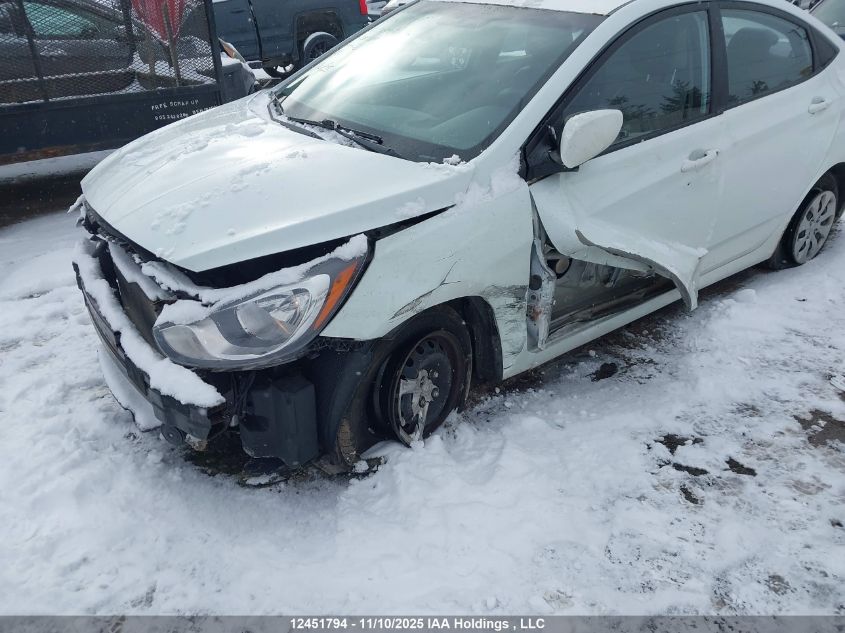 2013 Hyundai Accent Gl VIN: KMHCT4AE1DU380384 Lot: 12451794