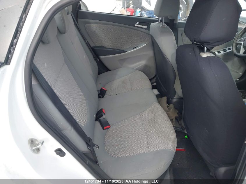 2013 Hyundai Accent Gl VIN: KMHCT4AE1DU380384 Lot: 12451794