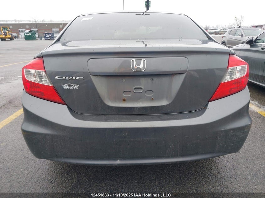 2012 Honda Civic VIN: 2HGFB2F43CH106678 Lot: 12451833