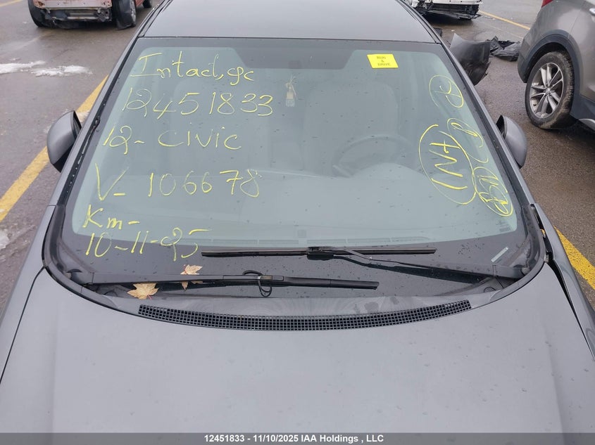 2012 Honda Civic VIN: 2HGFB2F43CH106678 Lot: 12451833