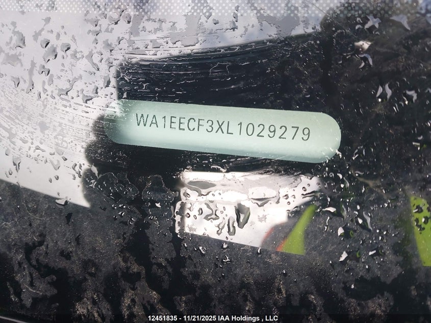 WA1EECF3XL1029279 2020 AUDI Q3 photo no. 19