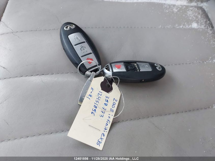 2008 Infiniti Ex35 Journey VIN: JNKAJ09F28M357773 Lot: 12451856