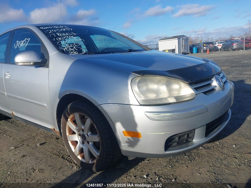 2007 Volkswagen Rabbit VIN: WVWDR71KX7W003396 Lot: 12451857