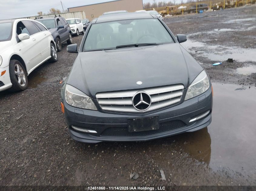 2011 Mercedes-Benz C-Class VIN: WDDGF8HB5BA485918 Lot: 12451860