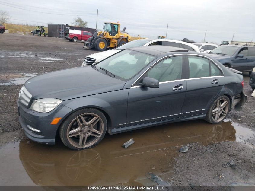 2011 Mercedes-Benz C-Class VIN: WDDGF8HB5BA485918 Lot: 12451860