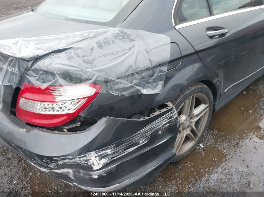 2011 Mercedes-Benz C-Class VIN: WDDGF8HB5BA485918 Lot: 12451860