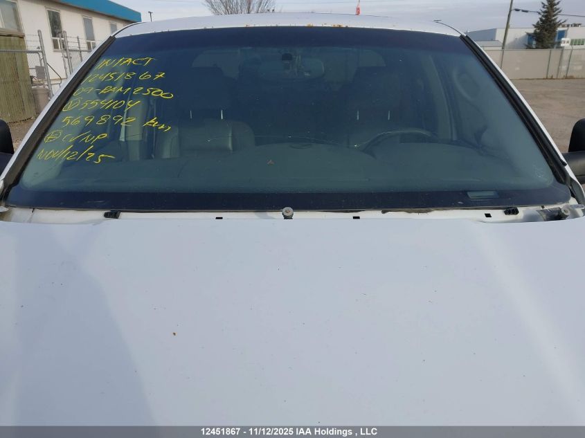 2009 Dodge Ram 2500 VIN: 3D7KS28L29G554104 Lot: 12451867