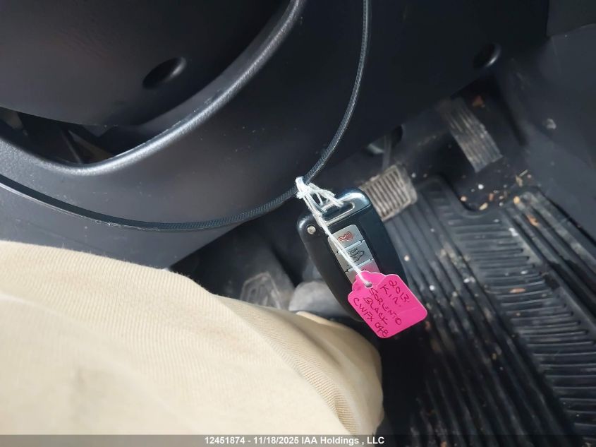 2013 Kia Sorento VIN: 5XYKUDA29DG383182 Lot: 12451874