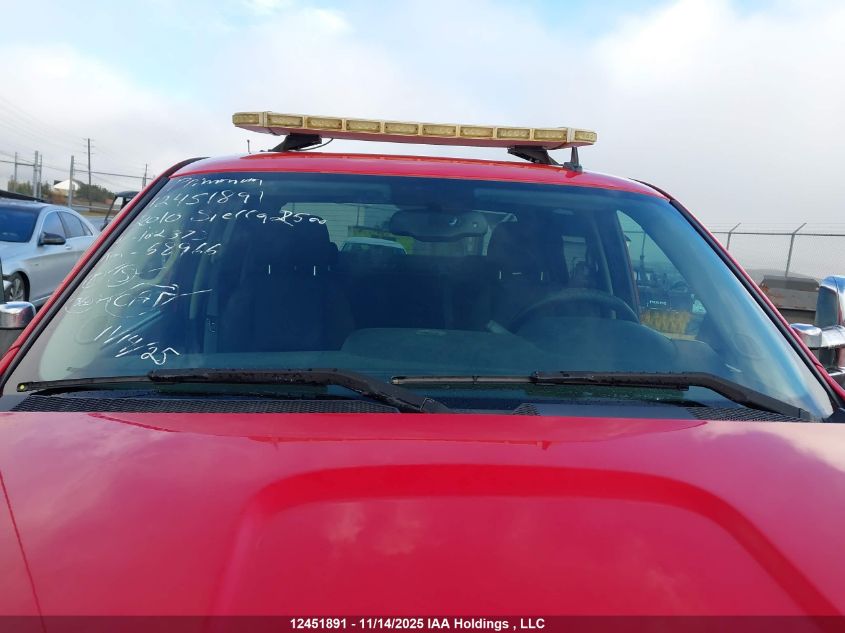 2010 GMC Sierra 2500Hd Sle VIN: 1GT4K0BG4AF102373 Lot: 12451891