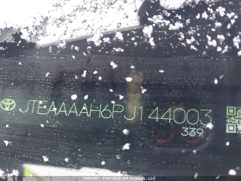 2023 Toyota Venza Xle VIN: JTEAAAAH6PJ144003 Lot: 12451897