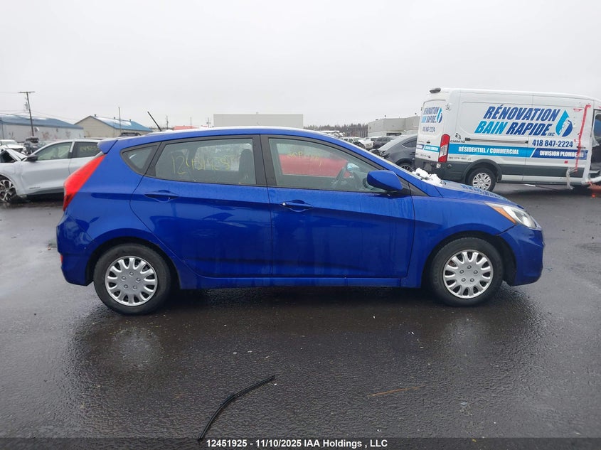 2013 Hyundai Accent Gls/Gs VIN: KMHCT5AE4DU094793 Lot: 12451925