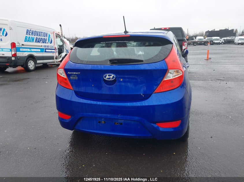 2013 Hyundai Accent Gls/Gs VIN: KMHCT5AE4DU094793 Lot: 12451925