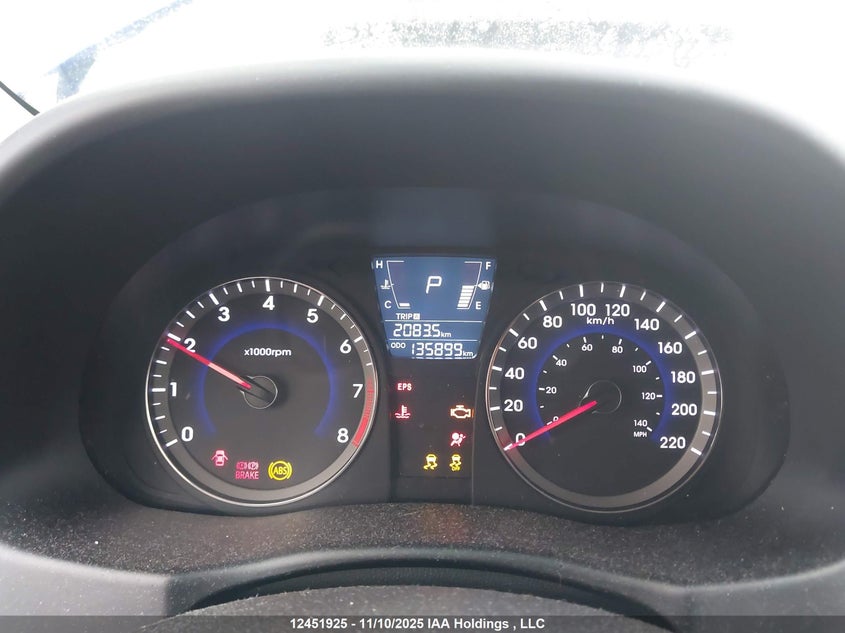 2013 Hyundai Accent Gls/Gs VIN: KMHCT5AE4DU094793 Lot: 12451925