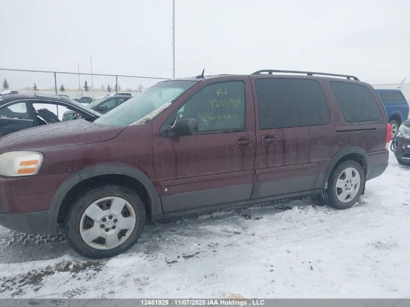 2008 Pontiac Montana Sv6 Fwd VIN: 1GMDV23118D180303 Lot: 12451929
