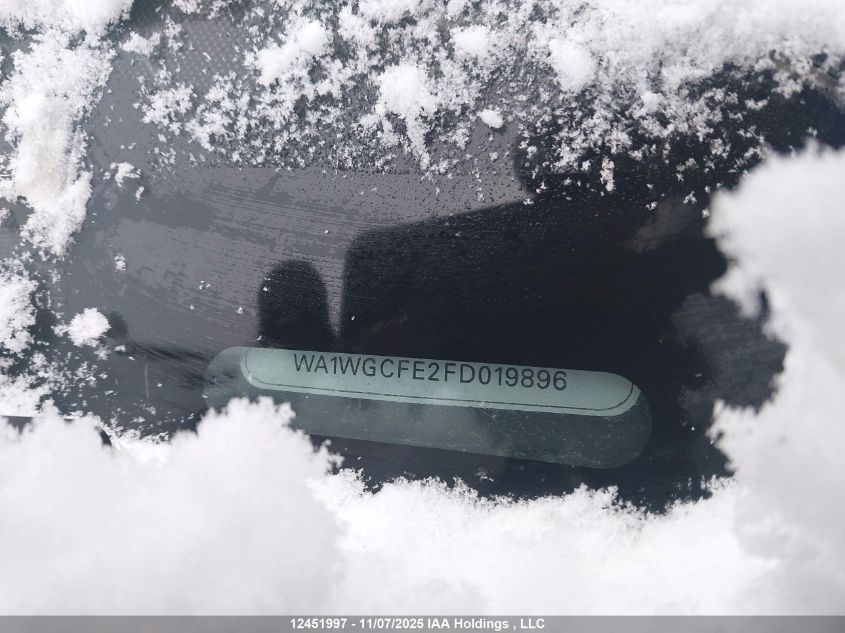 2015 Audi Q7 Prestige VIN: WA1WGCFE2FD019896 Lot: 12451997